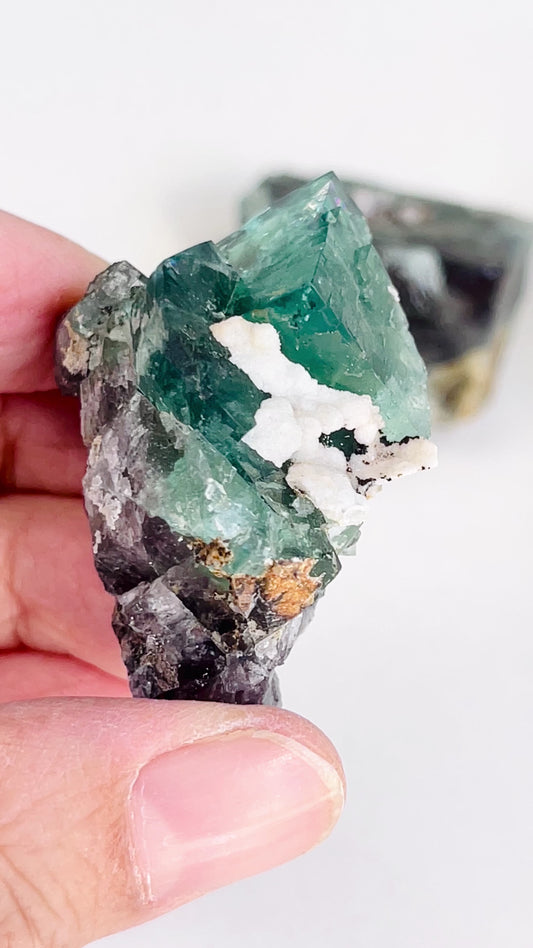 Diana Maria Fluorite -Hidden Forest Fluorite, Diana Maria, Frosterley, Weardale, England. Mineral Specimen.Collectors Fluorite-11 (Copy)