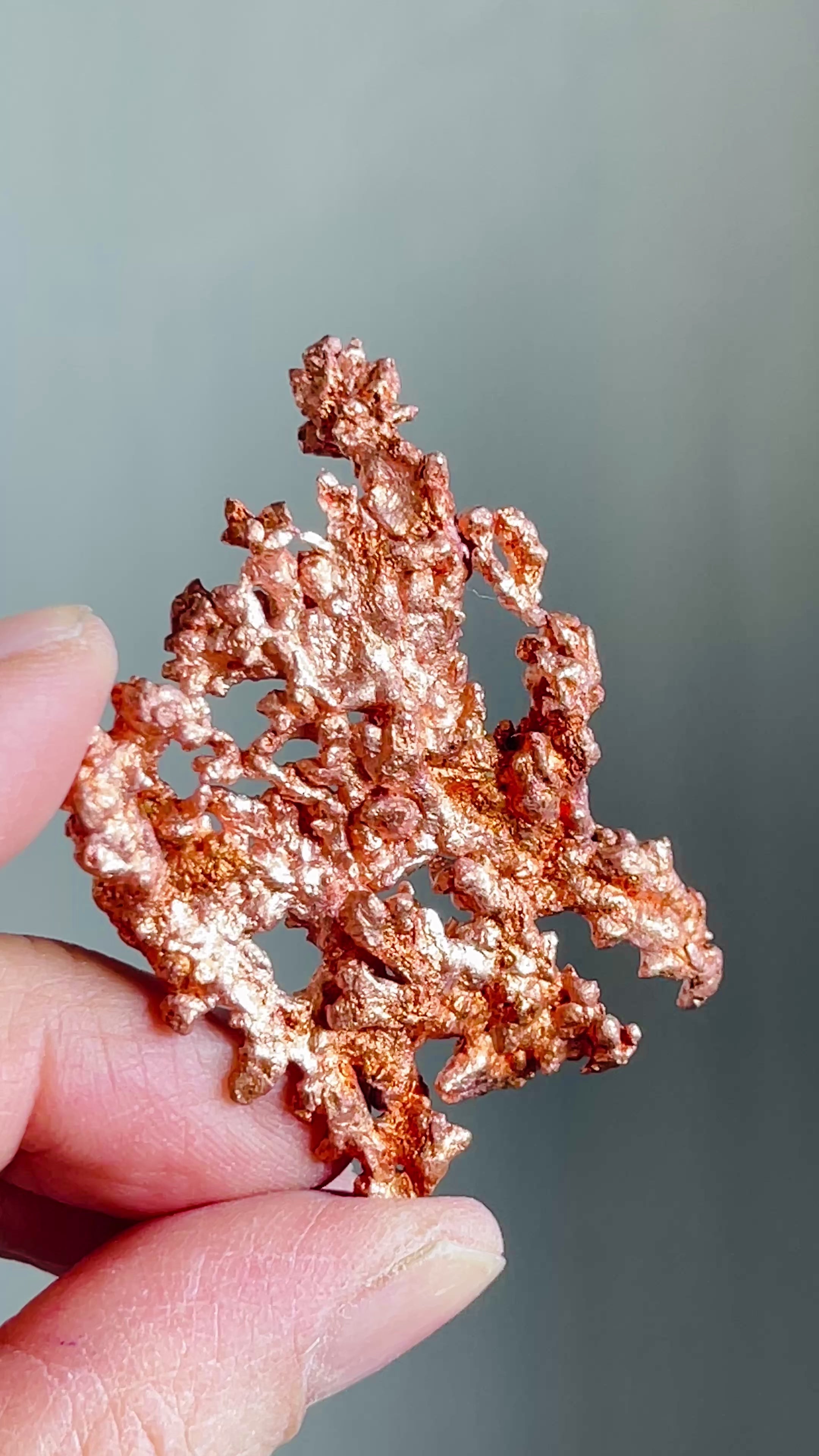 Raw Native Copper Specimen | Bright Dendritic Formation