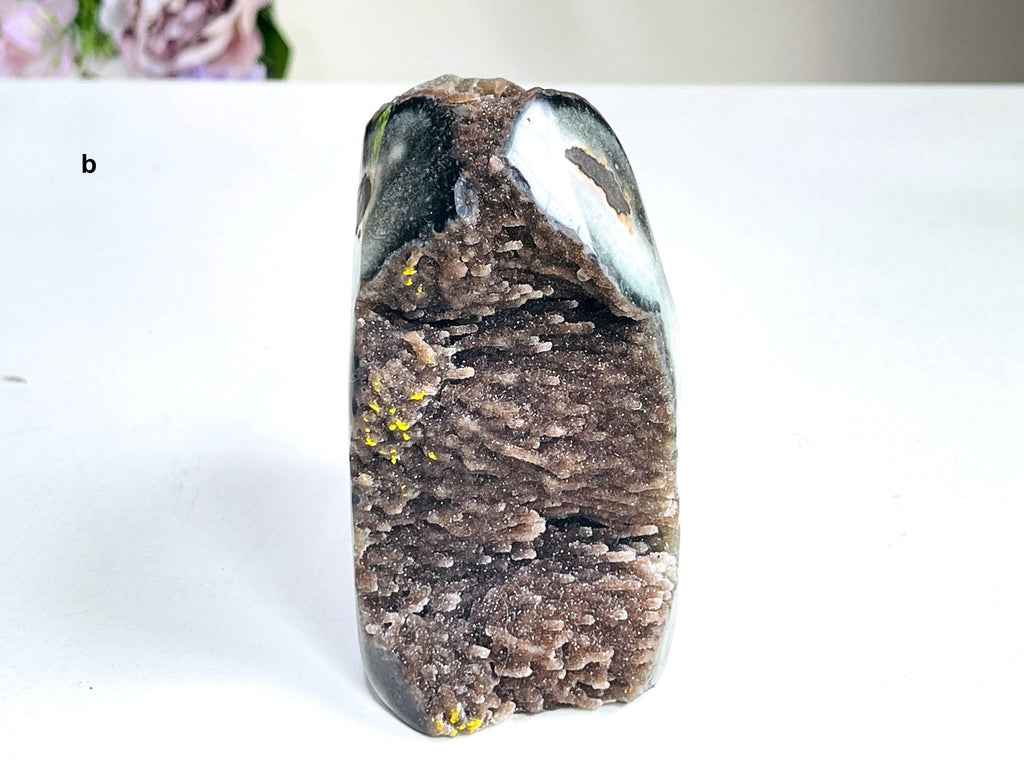 Rainbow Sugar Amethyst , Uruguay Amethyst Cutbase, Super Sparkling Amethyst Cluster, Small Amethyst Cathedral, Crystal Gift 6 - Million Years Crystal