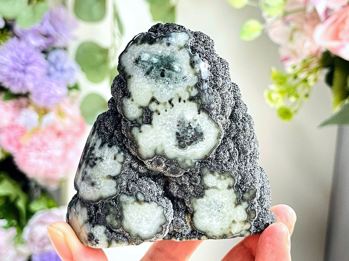 Rainbow Sugar Amethyst , Uruguay Amethyst Cutbase, Super Sparkling Amethyst Cluster, Small Amethyst Cathedral, Crystal Gift 6 - Million Years Crystal