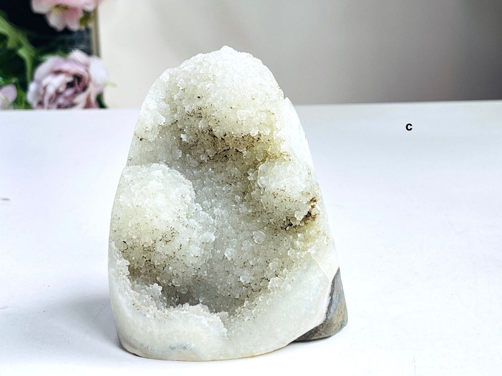 Rainbow Sugar Amethyst , Uruguay Amethyst Cutbase, Super Sparkling Amethyst Cluster, Small Amethyst Cathedral, Crystal Gift 6 - Million Years Crystal