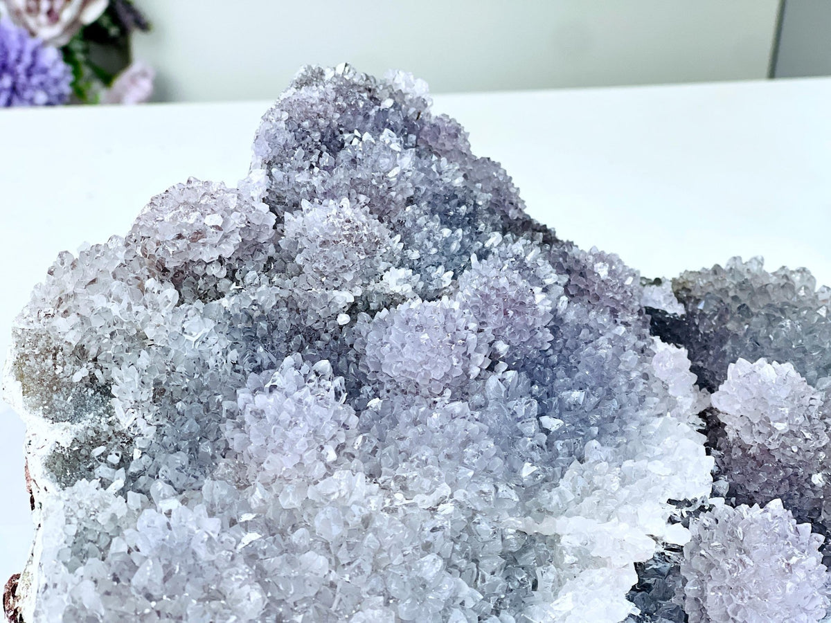 Rare Amethyst Flower Mineral Specimen, 2.6kg Special Amethyst Flower Specimen, Amethyst Cluster, Amethyst Mineral Specimen - Million Years Crystal