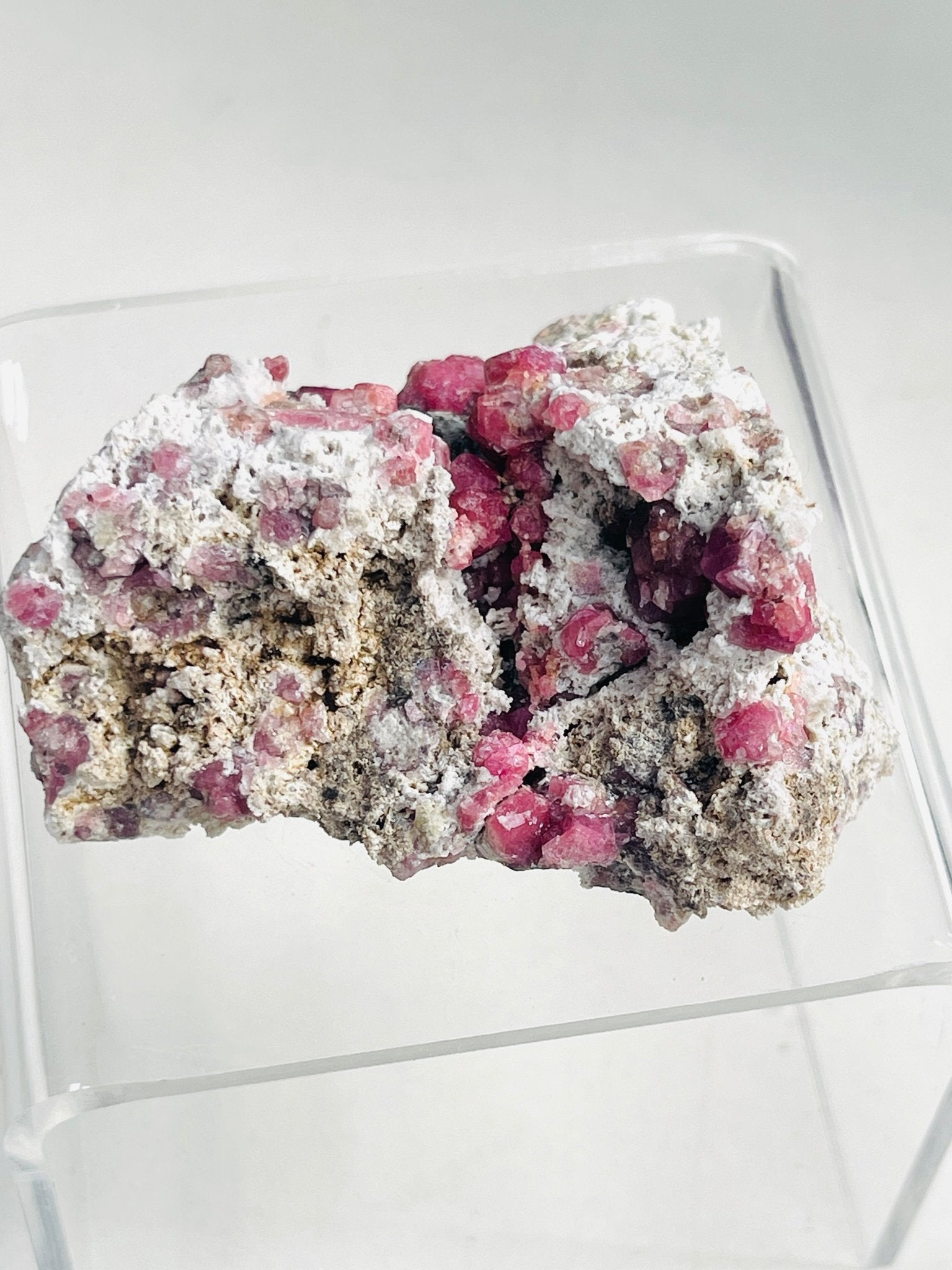 Rare Grossular Raspberry Pink Garnet Specimen | Closed Mine | Coahuila, Mexico 5 - Million Years Crystal