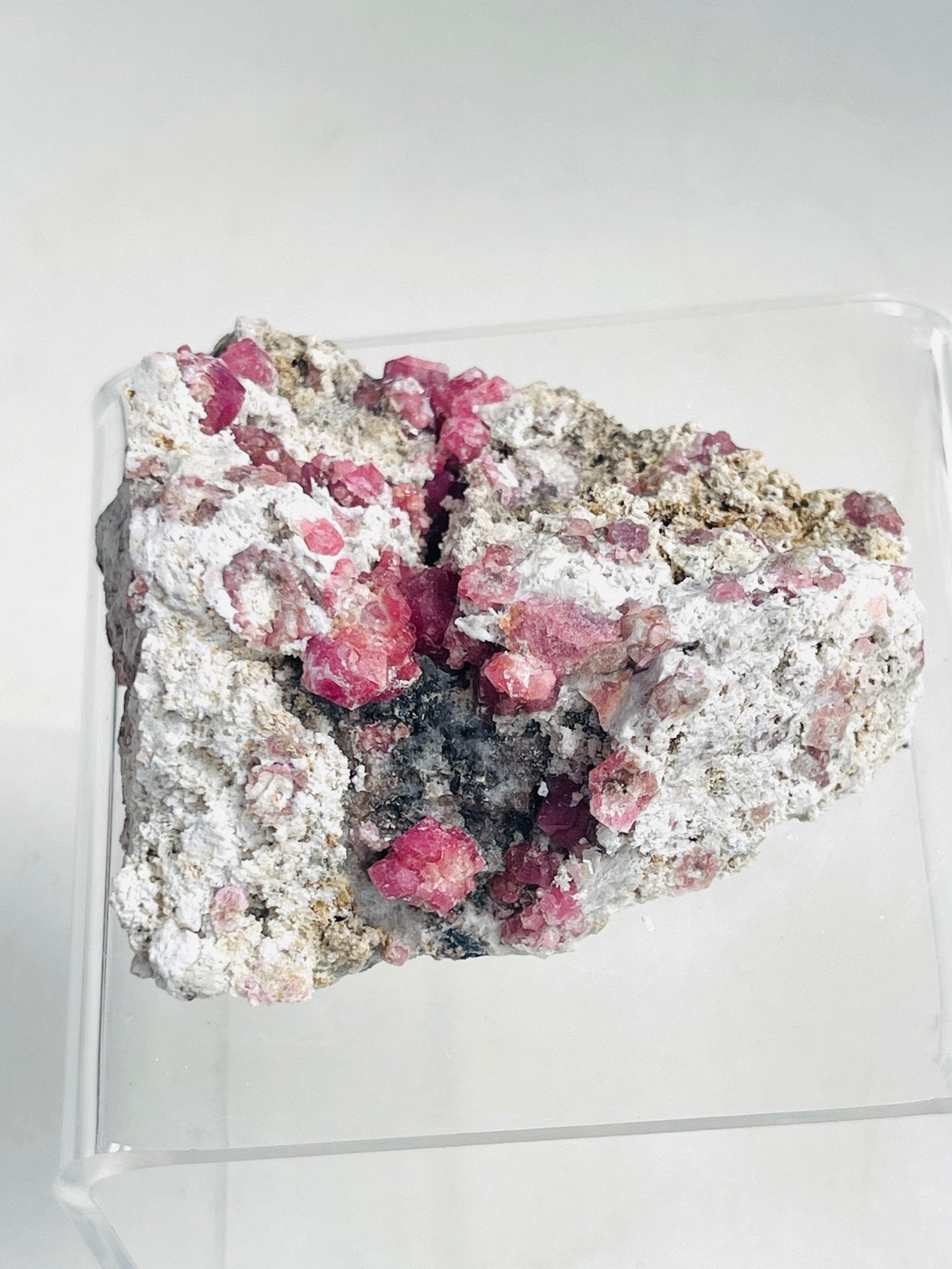 Rare Grossular Raspberry Pink Garnet Specimen | Closed Mine | Coahuila, Mexico 5 - Million Years Crystal