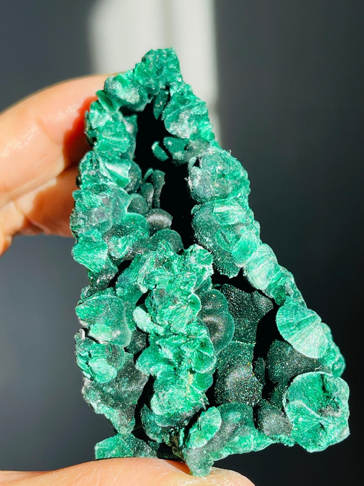 Rare Malachite Specimen,Velvet Malachite, Raw Malachite Crystal, Unique Crystal Gift, Healing Gemstone, Natural Malachite Stone - Million Years Crystal
