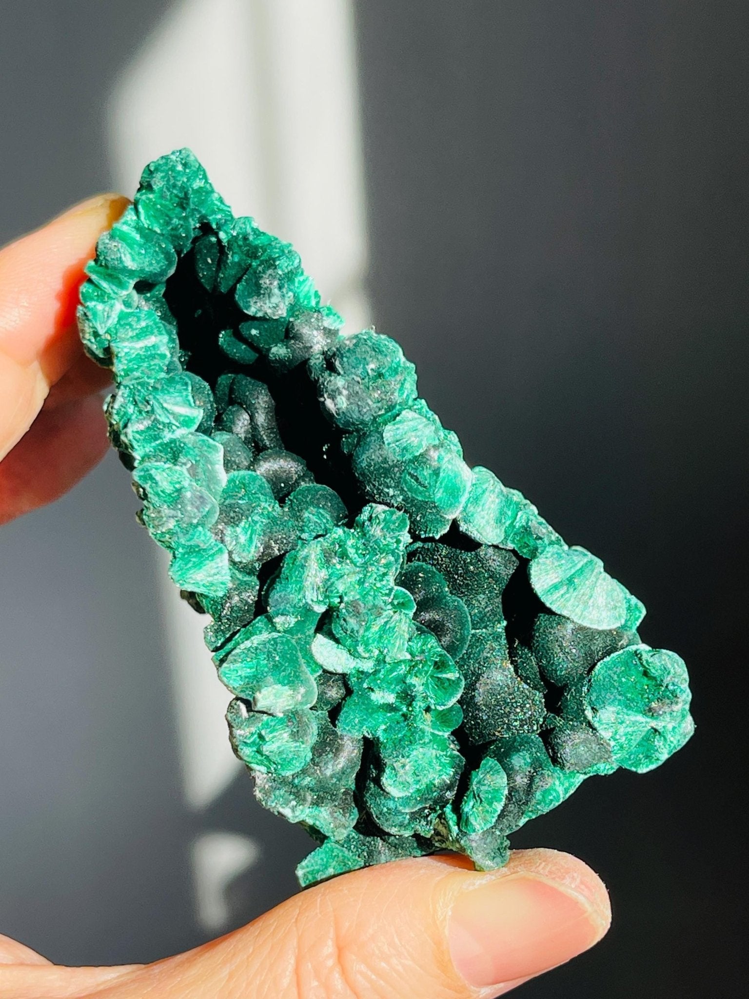 Rare Malachite Specimen,Velvet Malachite, Raw Malachite Crystal, Unique Crystal Gift, Healing Gemstone, Natural Malachite Stone - Million Years Crystal