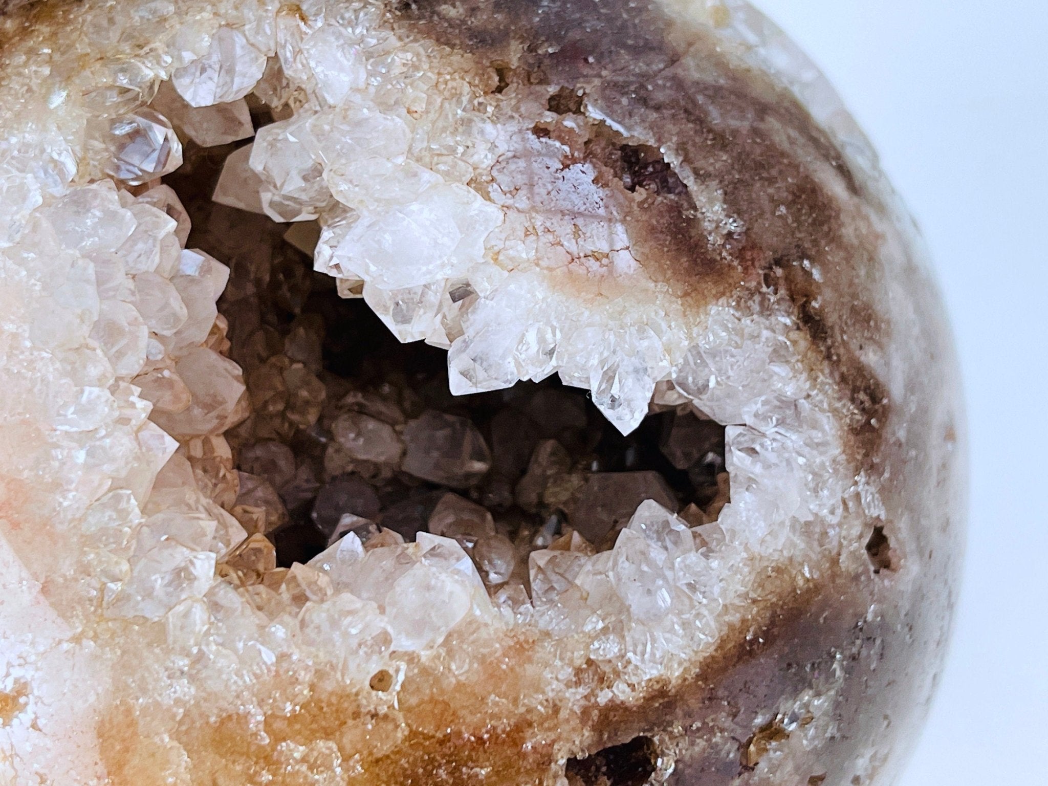 Rare Pink Amethyst Sphere, 105mm Large Super Druzy Pink Amethyst sphere with Quartz , Sparkling Pink Amethyst , Crystal Gift, Home Decor - Million Years Crystal