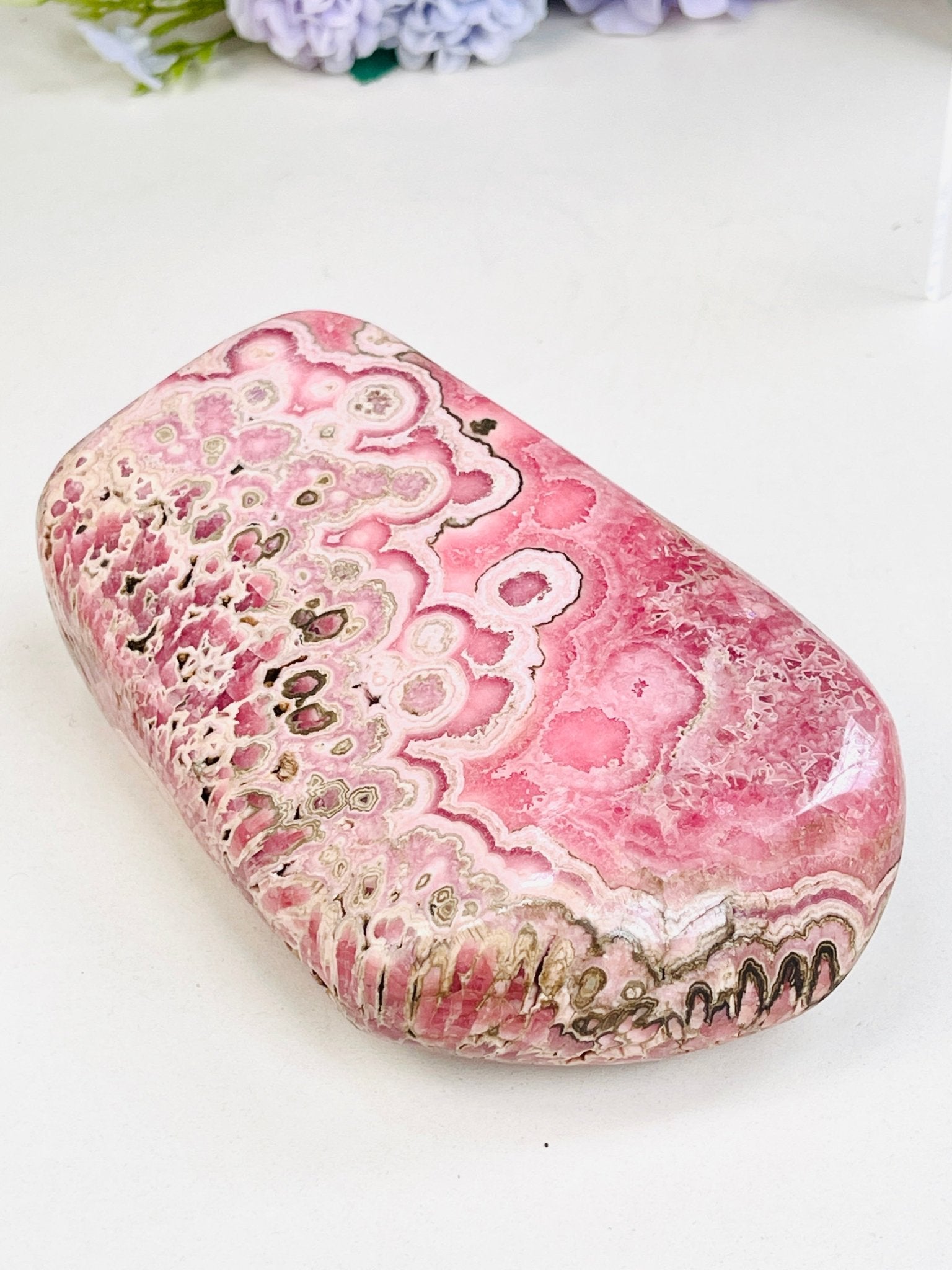 Rare Rhodochrosite Freeform - Million Years Crystal