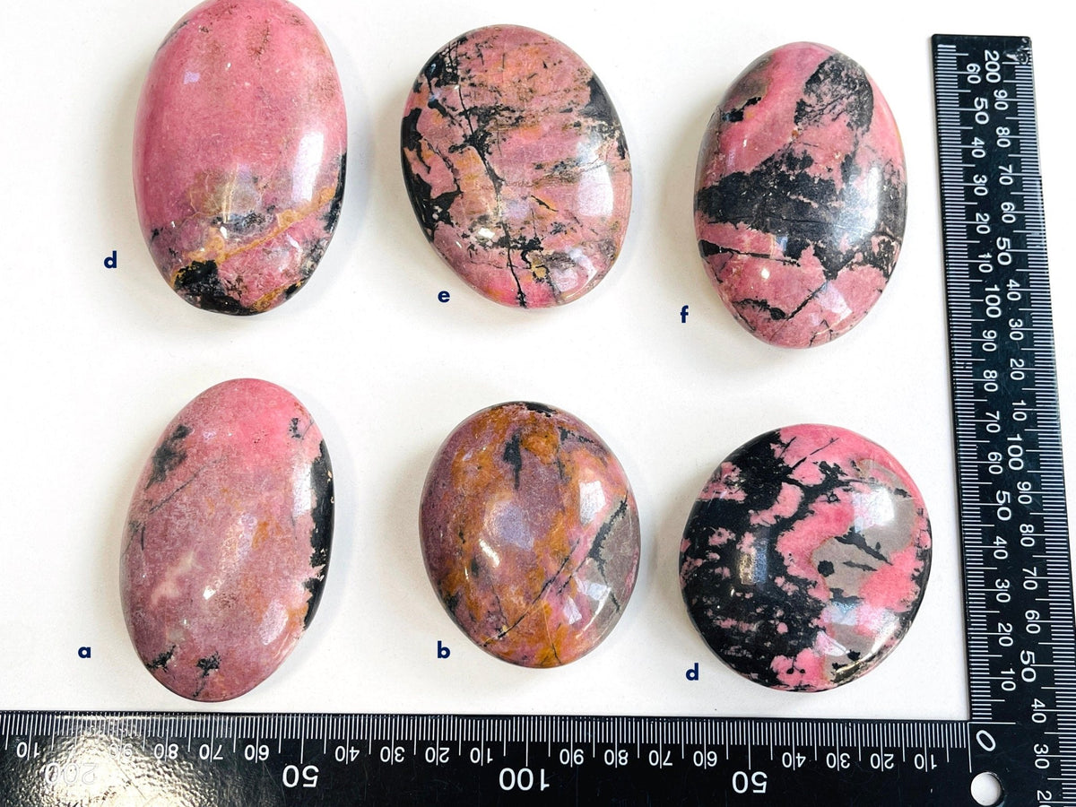 Rhodonite Palmstone, Premium Quality Rhodonite Palmstone , Pink Crystal Heart, Rhodonite Crystal heart, Healing Crystal, Crystal Gift - Million Years Crystal