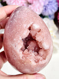 Sparkling Pink Amethyst Egg - Million Years Crystal