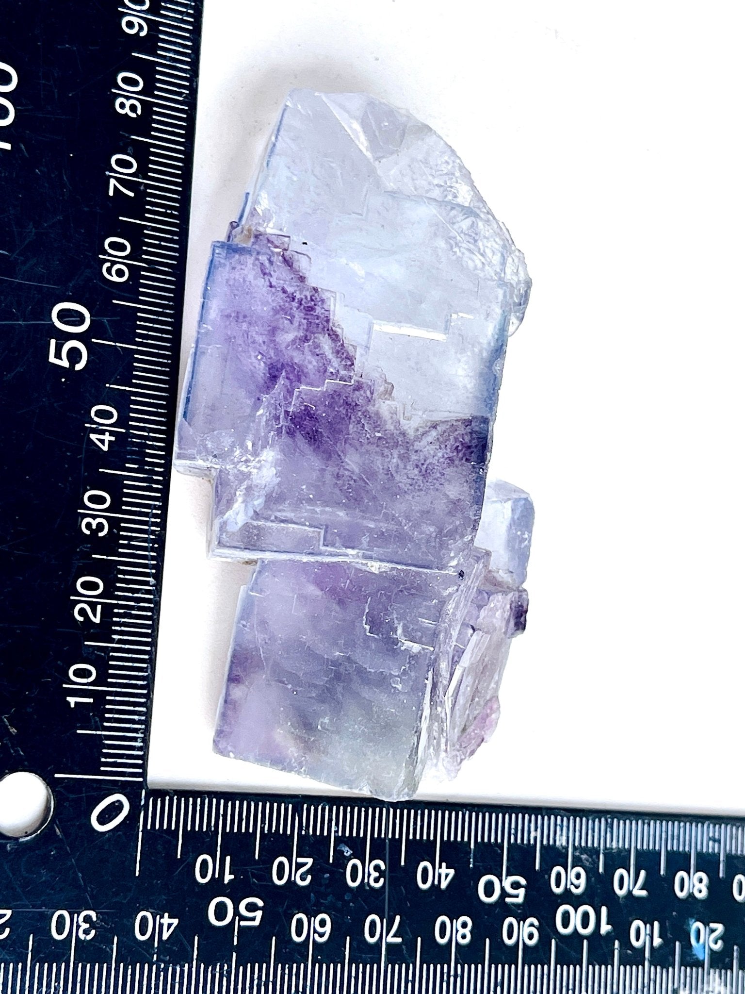 Teal-Blue Yaogangxian Fluorite Specimen | Cubic Crystals | 129g | Hunan, China - Million Years Crystal