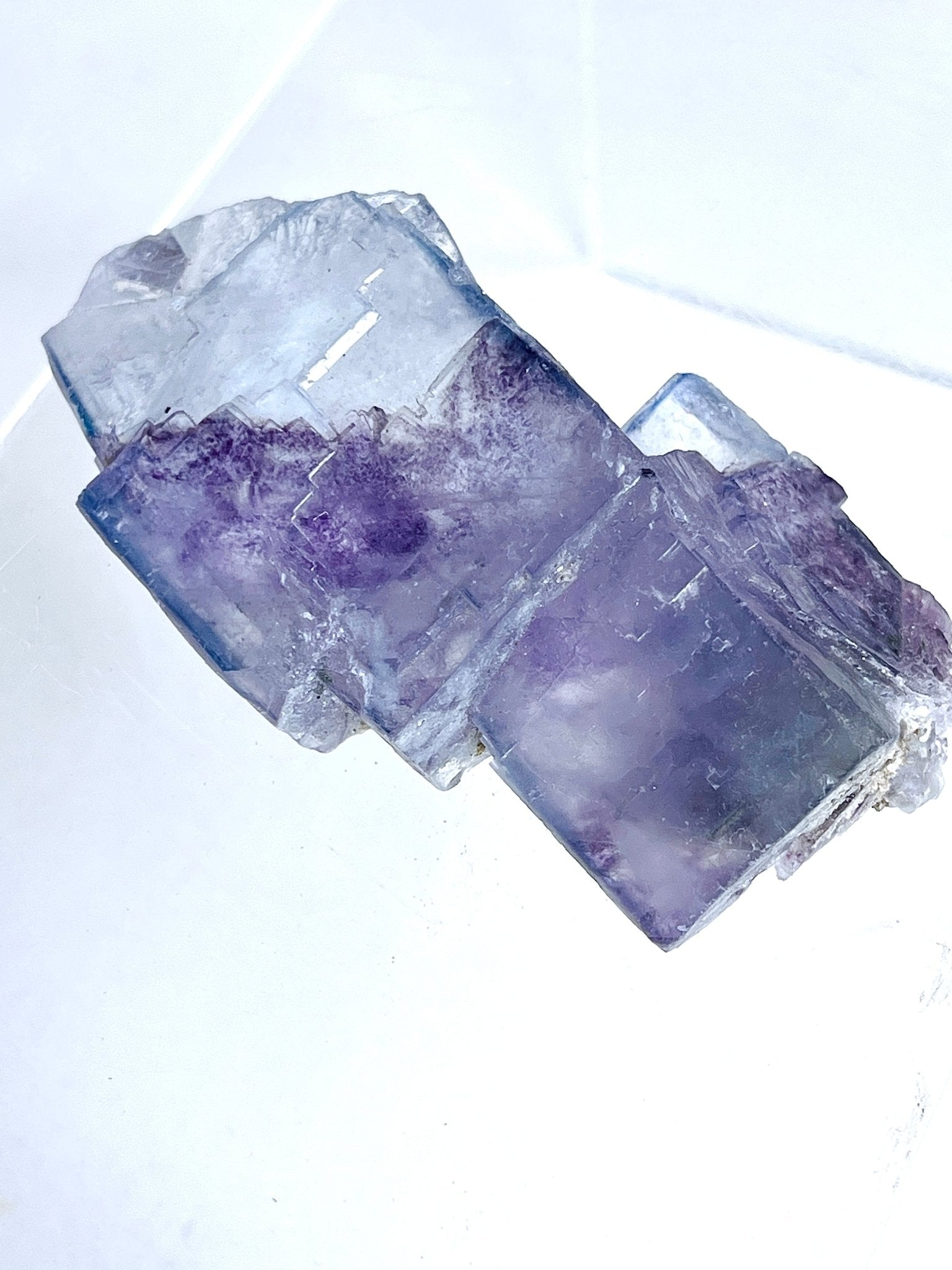 Teal-Blue Yaogangxian Fluorite Specimen | Cubic Crystals | 129g | Hunan, China - Million Years Crystal