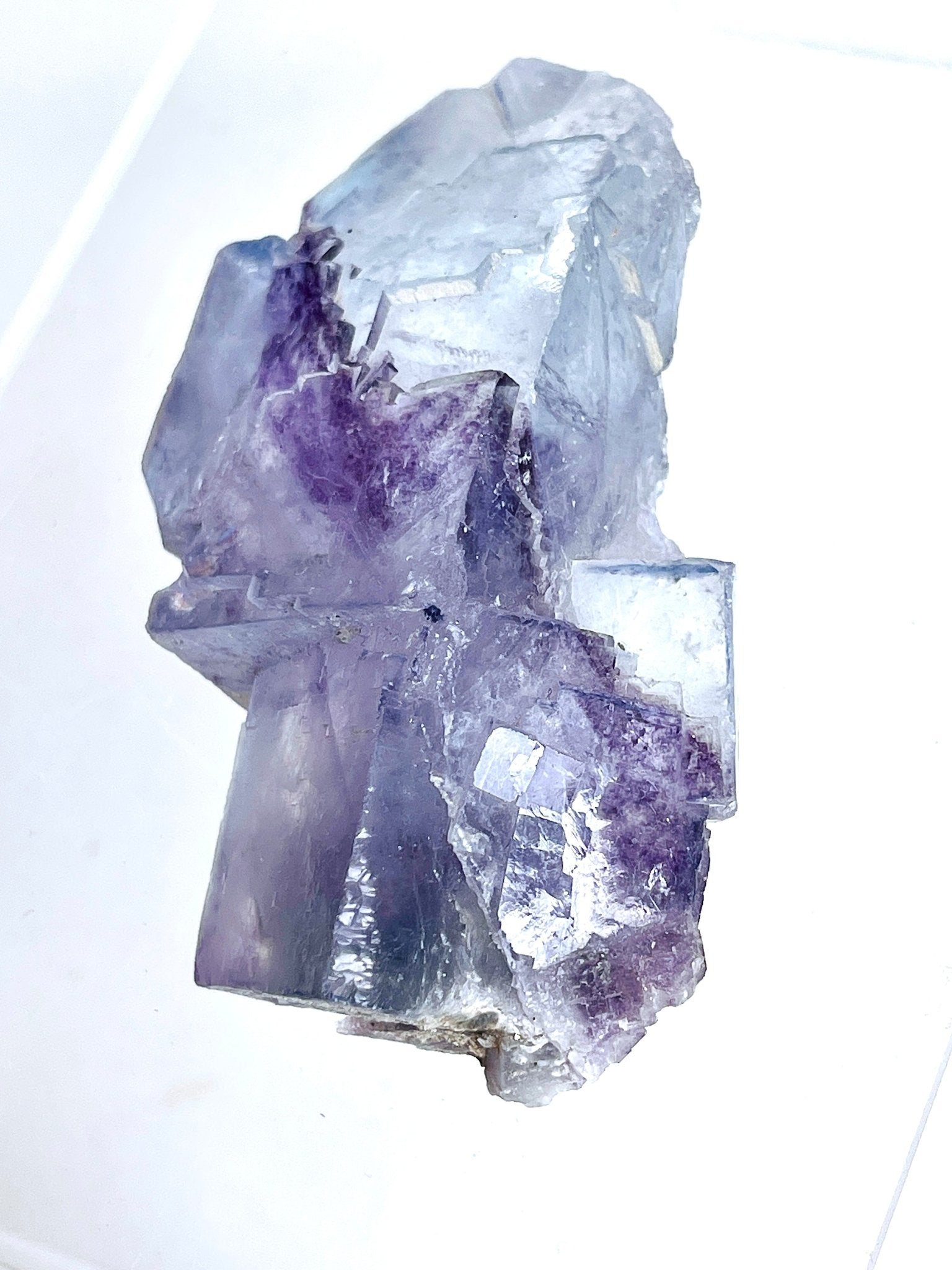 Teal-Blue Yaogangxian Fluorite Specimen | Cubic Crystals | 129g | Hunan, China - Million Years Crystal