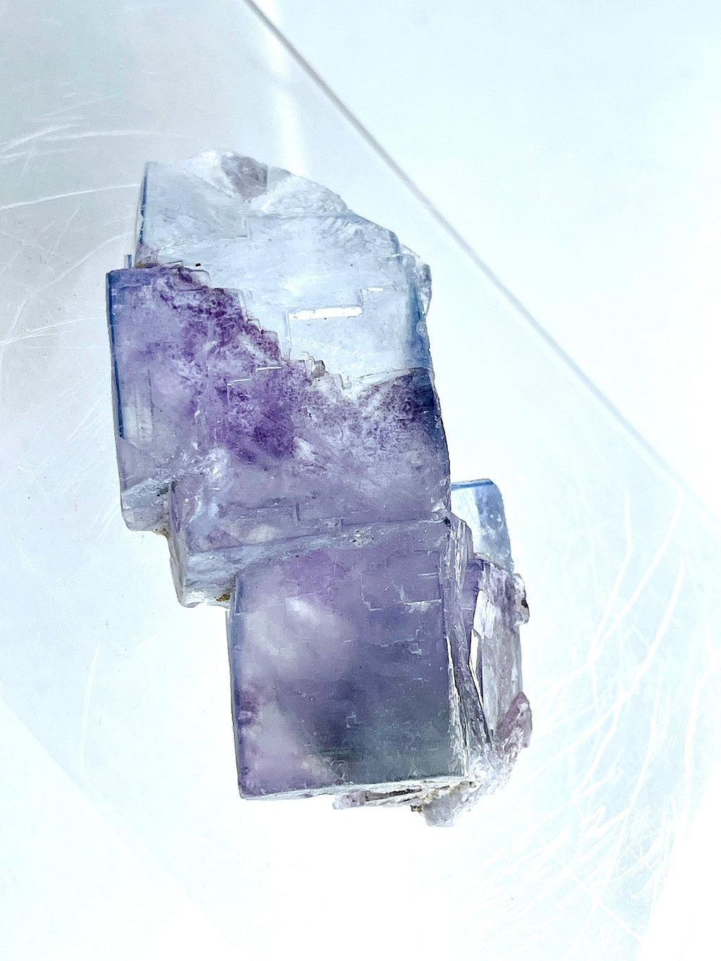 Teal-Blue Yaogangxian Fluorite Specimen | Cubic Crystals | 129g | Hunan, China - Million Years Crystal