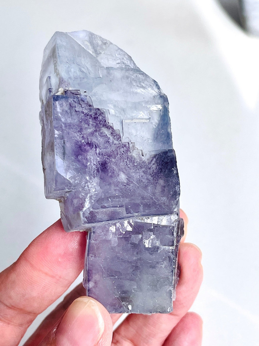 Teal-Blue Yaogangxian Fluorite Specimen | Cubic Crystals | 129g | Hunan, China - Million Years Crystal