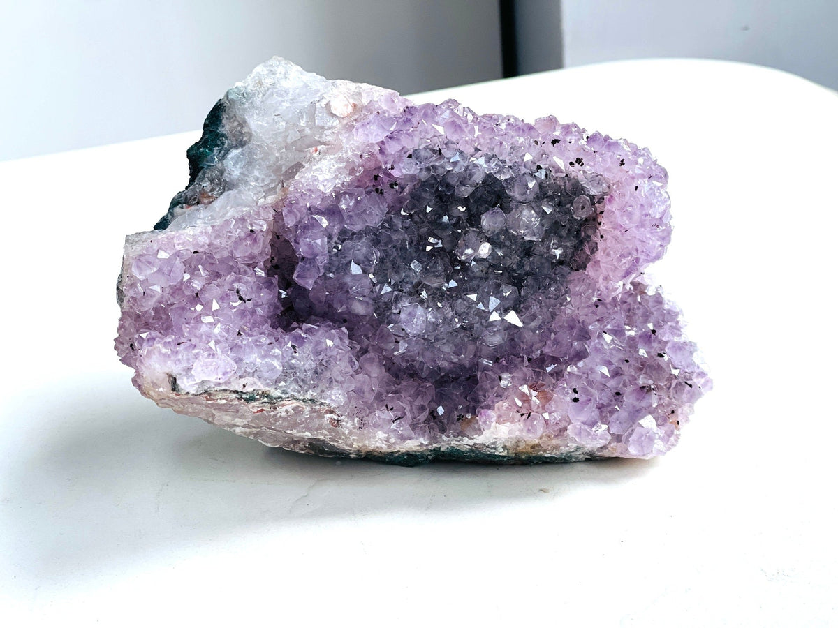 Unique Amethyst Flower Mineral Specimen, 1.6kg Amethyst Flower, Special Amethyst Flower Specimen, Amethyst Mineral Specimen - Million Years Crystal