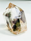 Unique Lodolite Quartz , Natural Brazilian Lodolite Quartz Point, Crystal Gift, Garden Quartz, - Million Years Crystal