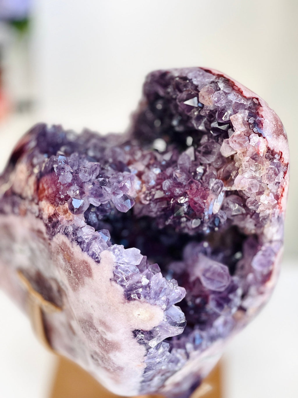 XXL Deep Purple Amethyst Geode Freeform with Hematoid Quartz | 8.3kg | Museum-Grade - Million Years Crystal