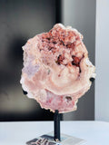XXL Museum Quality Pink Amethyst Slab on Spinning Stand | 6.86kg Statement Piece - Million Years Crystal